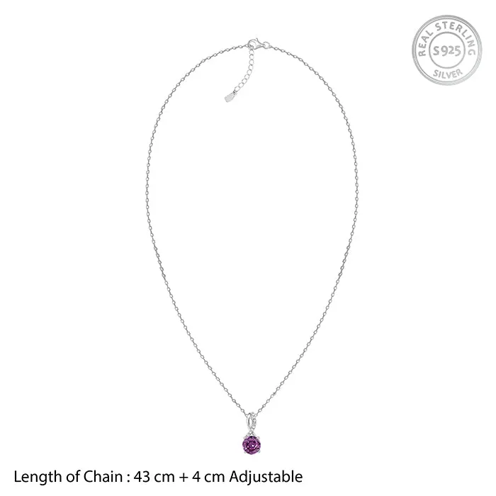 Silver Capture Shine Pendant With Link Chain Giva