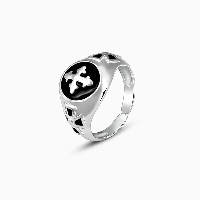 Silver Celtic Cross Ring For Him Giva