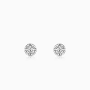 Silver Circular Earrings Giva