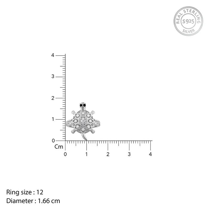 Silver Classic Tortoise Ring Giva