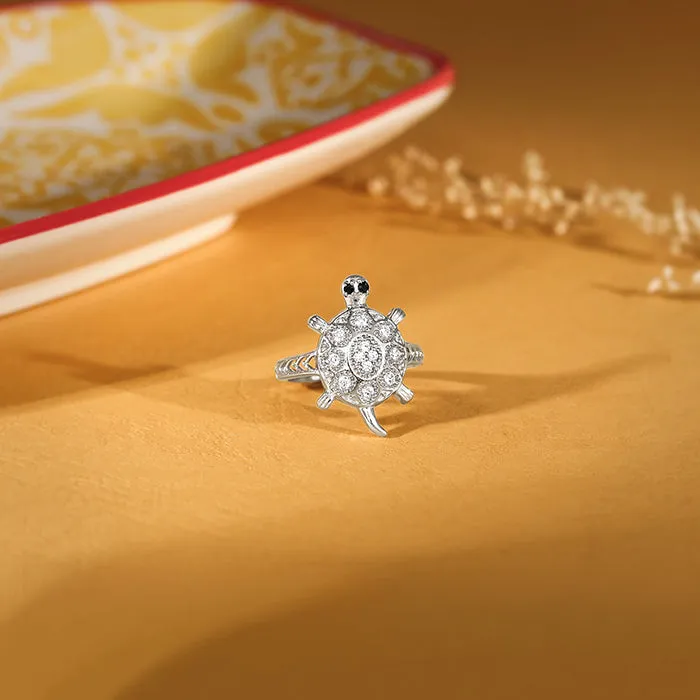 Silver Classic Tortoise Ring Giva
