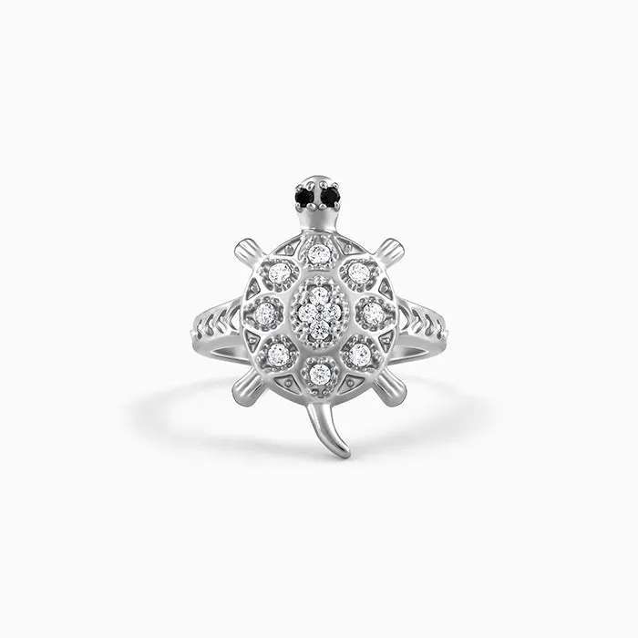Silver Classic Tortoise Ring Giva