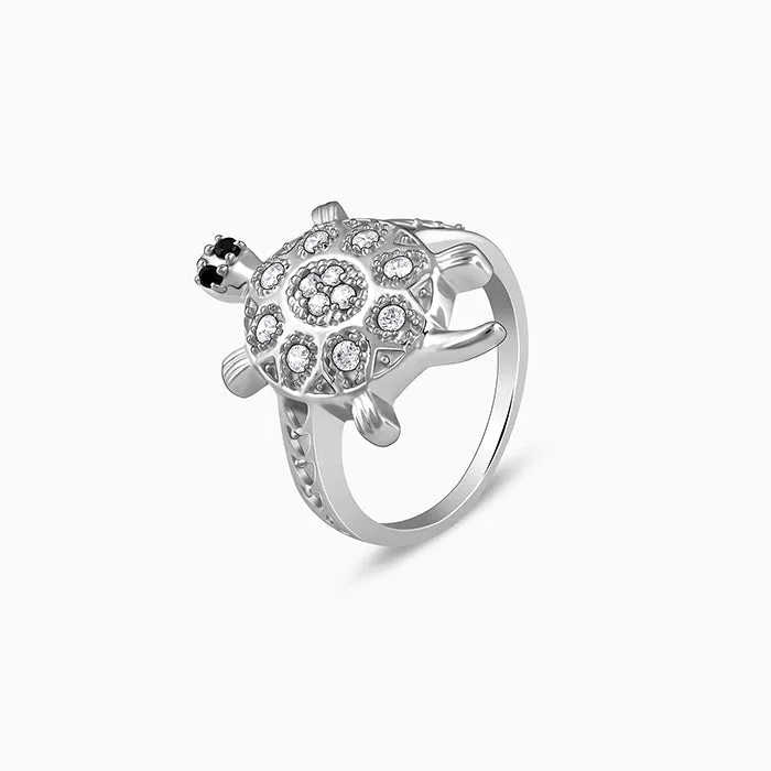 Silver Classic Tortoise Ring Giva