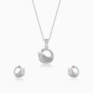 Silver Classy Swan Set Giva