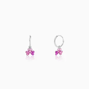 Silver Clover Kids Hoop Earrings (4-12 yrs) Giva