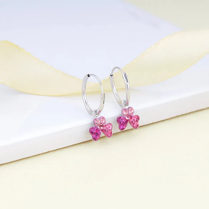 Silver Clover Kids Hoop Earrings (4-12 yrs) Giva