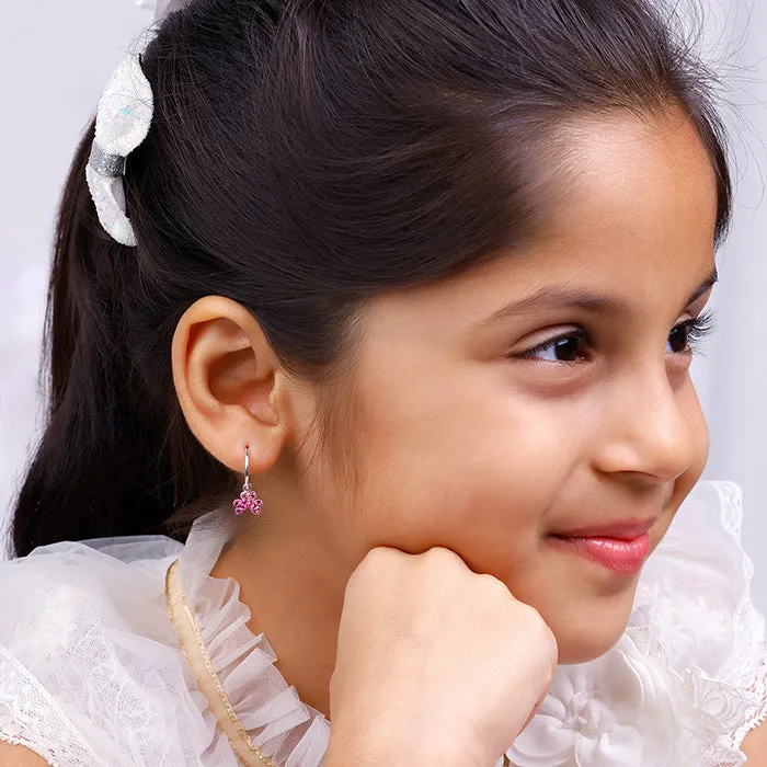 Silver Clover Kids Hoop Earrings (4-12 yrs) Giva