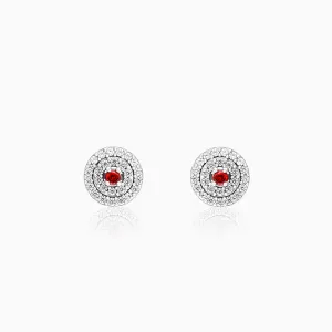 Silver Dazzling Accents Earrings Giva