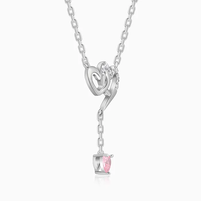 Silver Double Love Necklace Giva