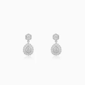 Silver Dreamy Dahlia Earrings Giva