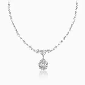 Silver Dreamy Dahlia Necklace Giva