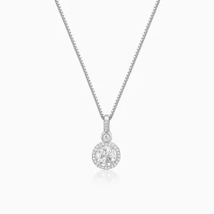 Silver Drizzle Drop Pendant with Box Chain Giva