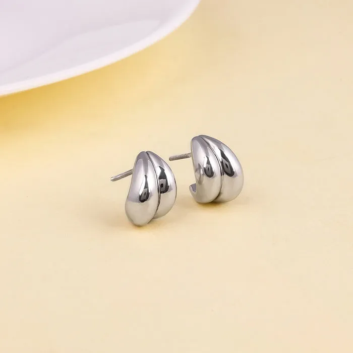Silver Dual Glint Earrings Giva