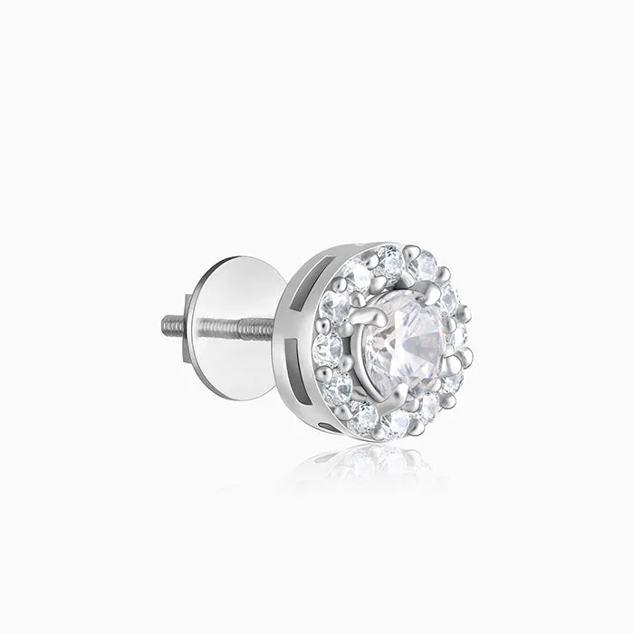 Silver Eclat Stud For Men Giva