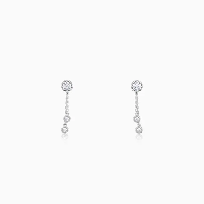 Silver Elegance On The Rise Earrings Giva