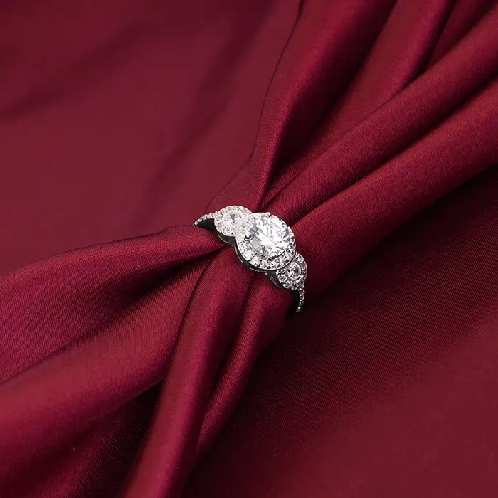 Silver Emblem of Love Ring Giva
