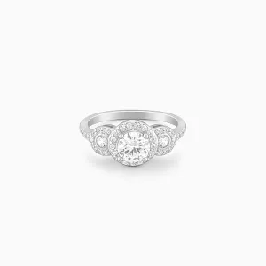 Silver Emblem of Love Ring Giva