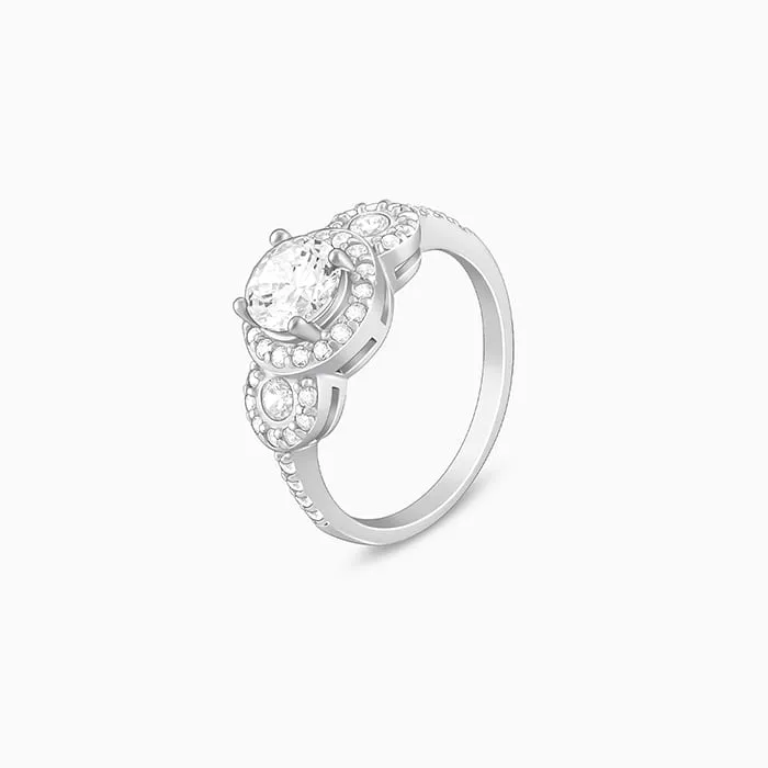 Silver Emblem of Love Ring Giva