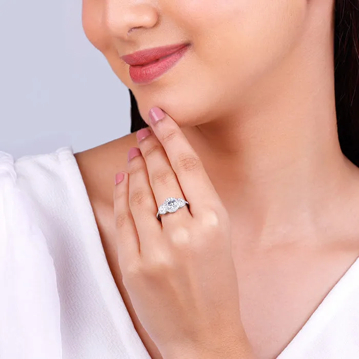 Silver Emblem of Love Ring Giva