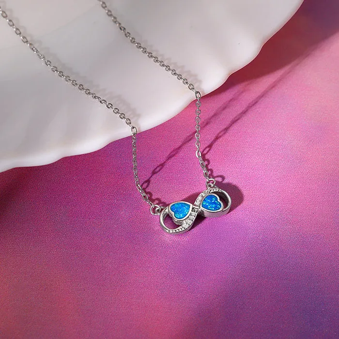 Silver Endless Embrace Necklace Giva