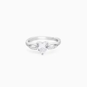 Silver Endless Heart Ring Giva