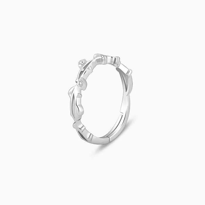 Silver Entwined in Love Ring Giva