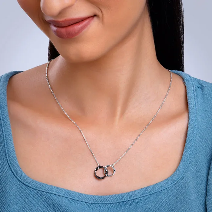 Silver Eternal Knot Pendant With Link Chain Giva