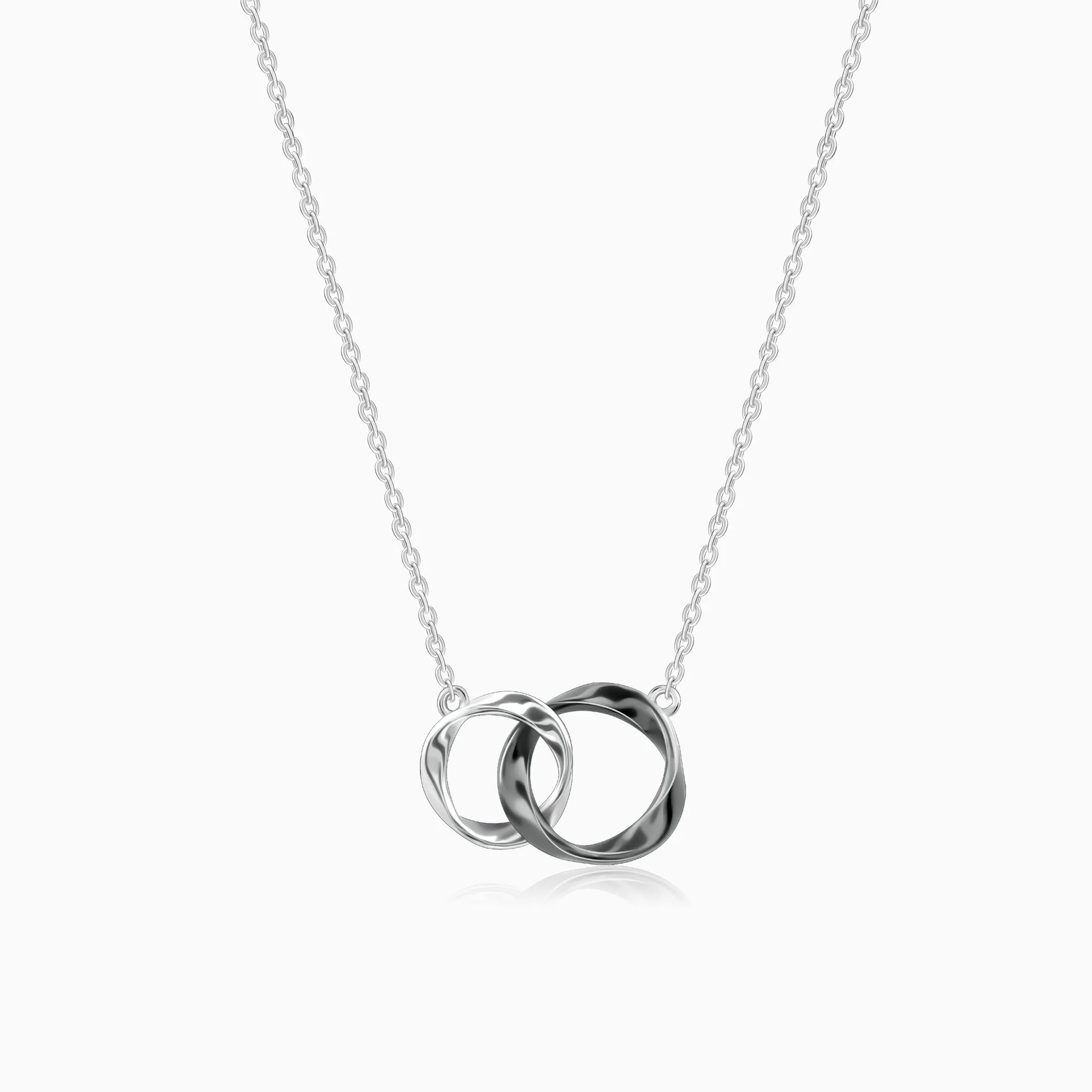Silver Eternal Knot Pendant With Link Chain Giva