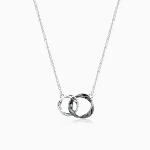 Silver Eternal Knot Pendant With Link Chain Giva