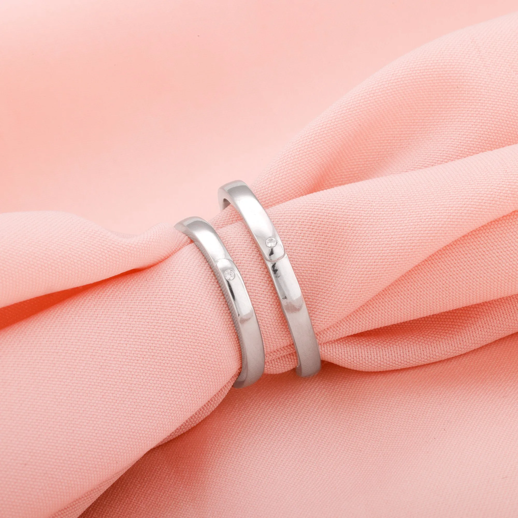 Silver Eternity Couple Band Giva