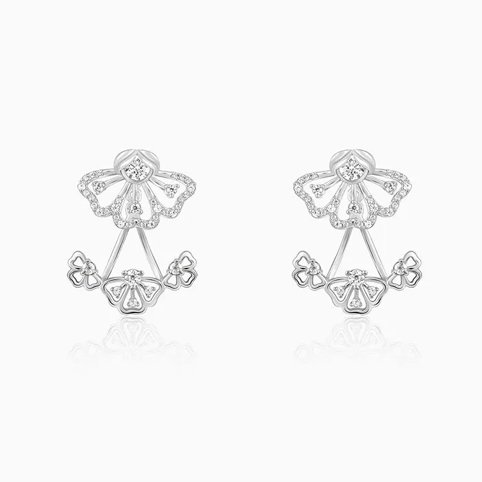 Silver Eyebright Convertible Earrings Giva