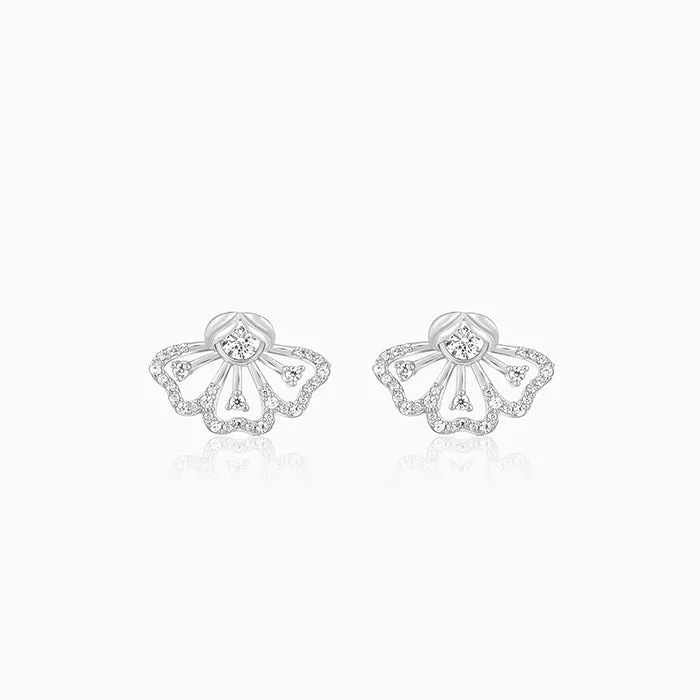 Silver Eyebright Convertible Earrings Giva
