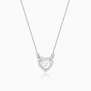 Silver Fall in Love Necklace Giva