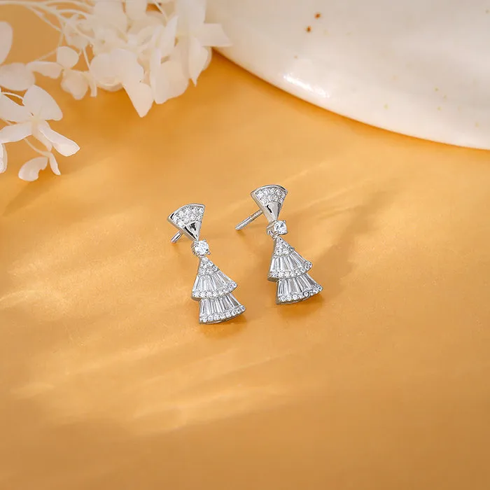 Silver Floraine Earrings Giva