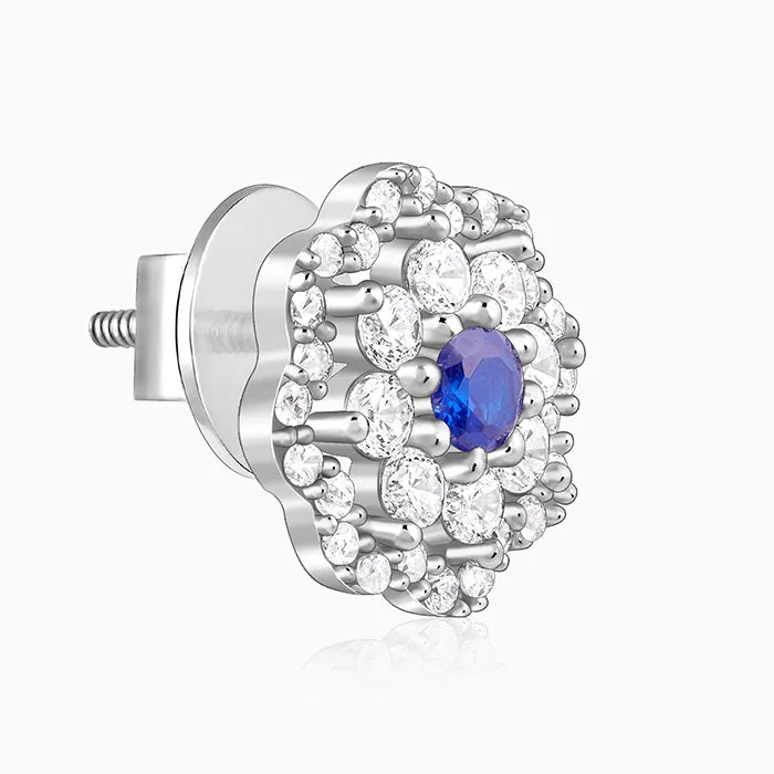 Silver Floral Flight Earrings Giva