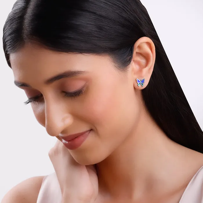 Silver Flutter Muse Earrings Giva
