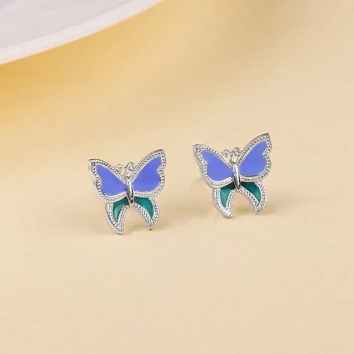 Silver Flutter Muse Earrings Giva