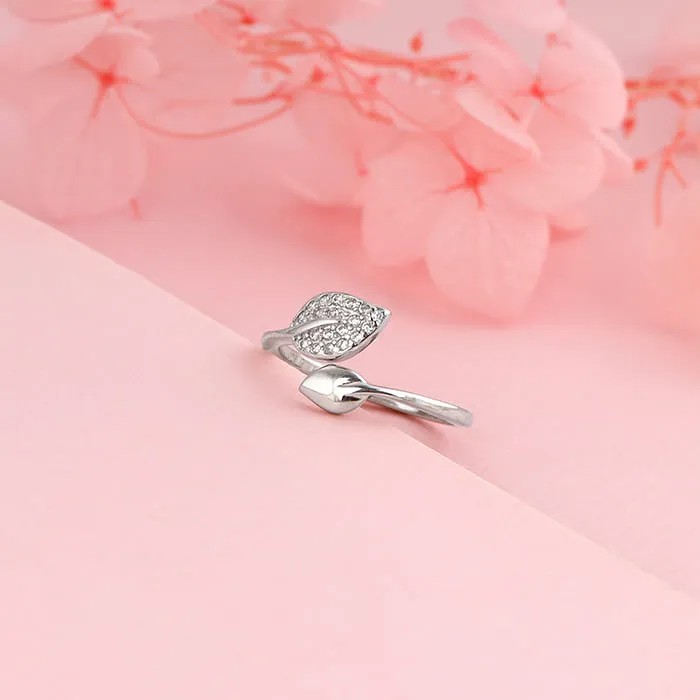 Silver Foliole Ring Giva