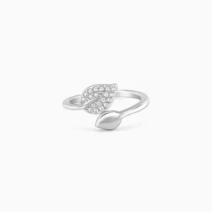 Silver Foliole Ring Giva