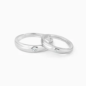 Silver Forever Couple Bands Giva