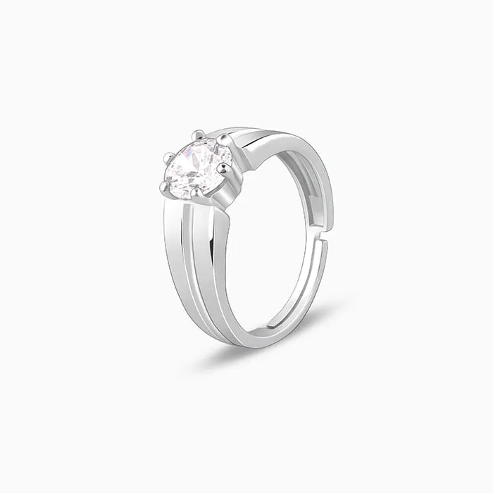 Silver Gallant Band For Him Giva