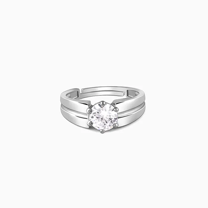 Silver Gallant Band For Him Giva
