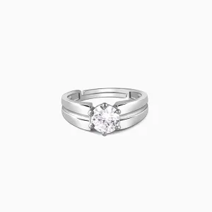 Silver Gallant Band For Him Giva