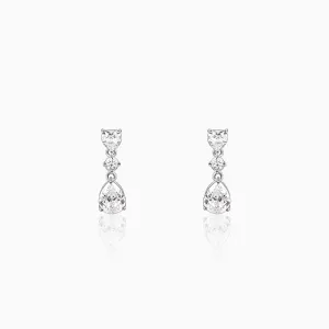Silver Glowing Spark Earrings Giva