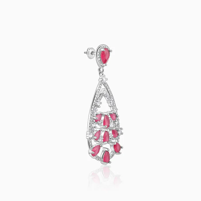 Silver Graceful Drop Earrings Giva
