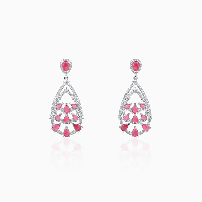 Silver Graceful Drop Earrings Giva