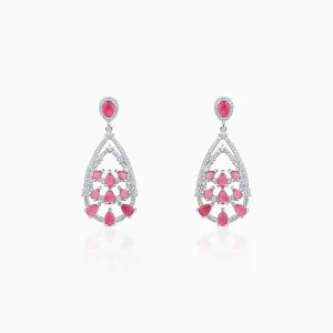 Silver Graceful Drop Earrings Giva