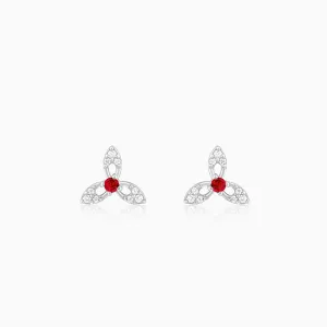 Silver Heart in Heart Earrings Giva
