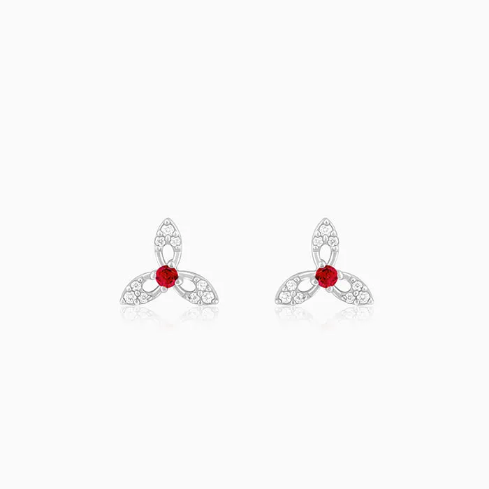 Silver Heart in Heart Earrings Giva