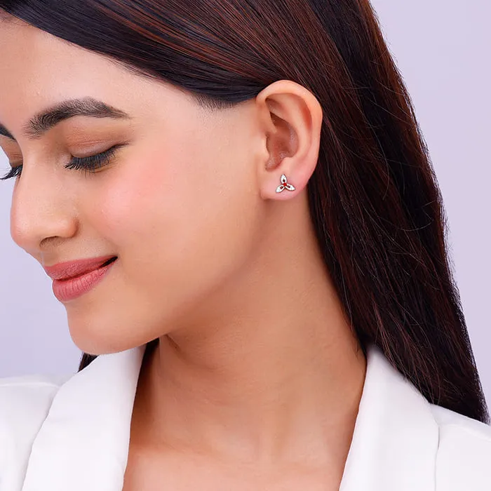 Silver Heart in Heart Earrings Giva